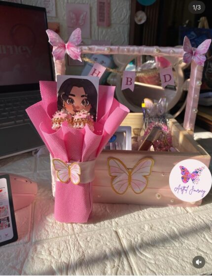 Pink Charm Gift Basket